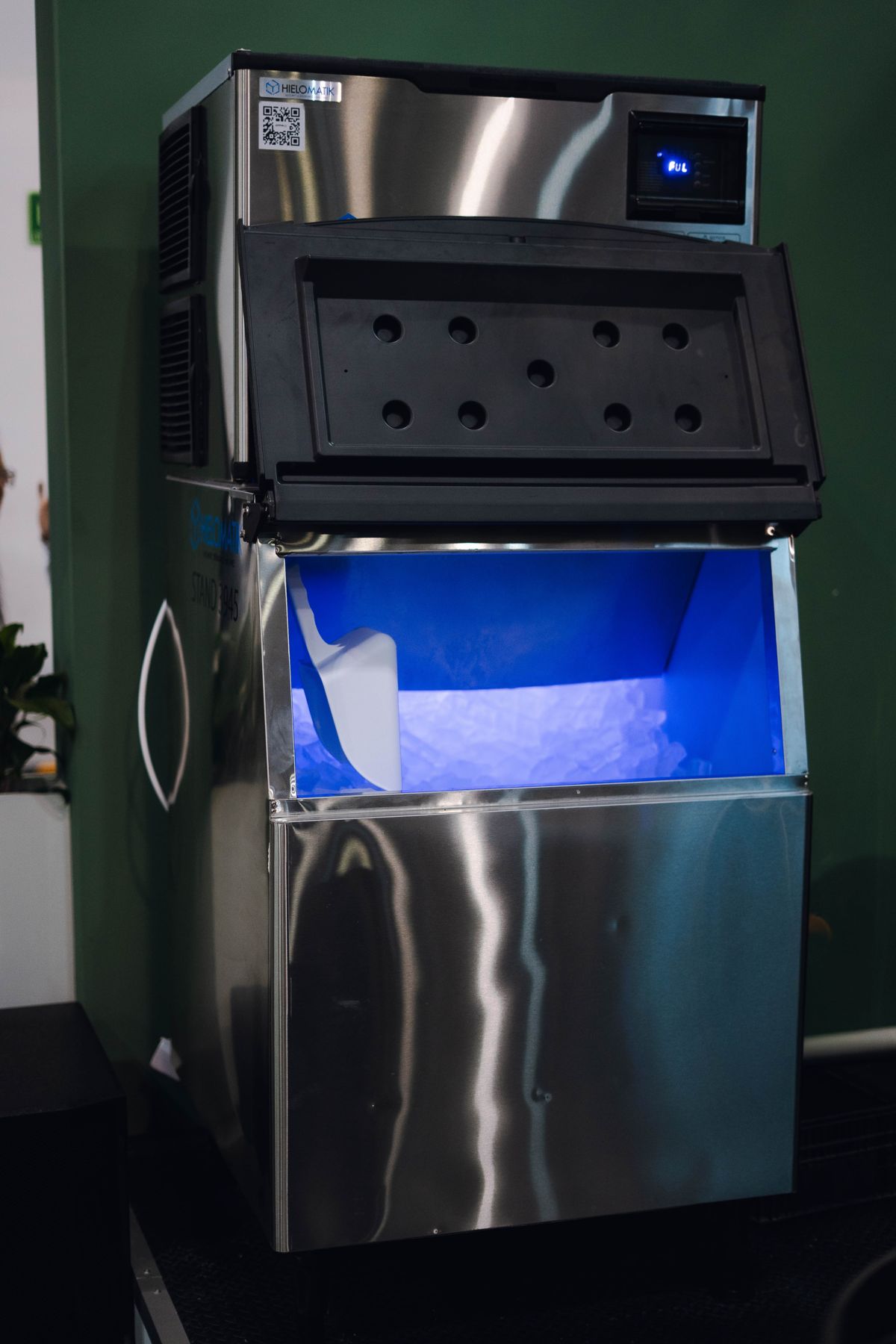 Máquina Hielomatik en exhibición